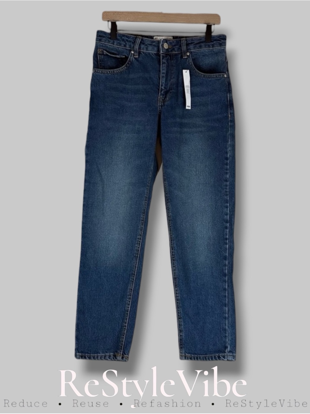 ASOS Women’s Size 30 Denim Jeans Ankle Cropped Style NWT 100% Cotton High Rise